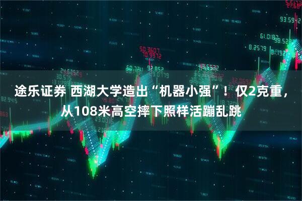 途乐证券 西湖大学造出“机器小强”！仅2克重，从108米高空摔下照样活蹦乱跳