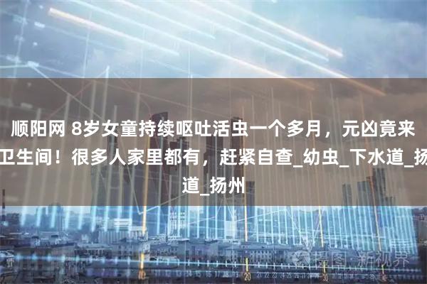 顺阳网 8岁女童持续呕吐活虫一个多月，元凶竟来自卫生间！很多人家里都有，赶紧自查_幼虫_下水道_扬州